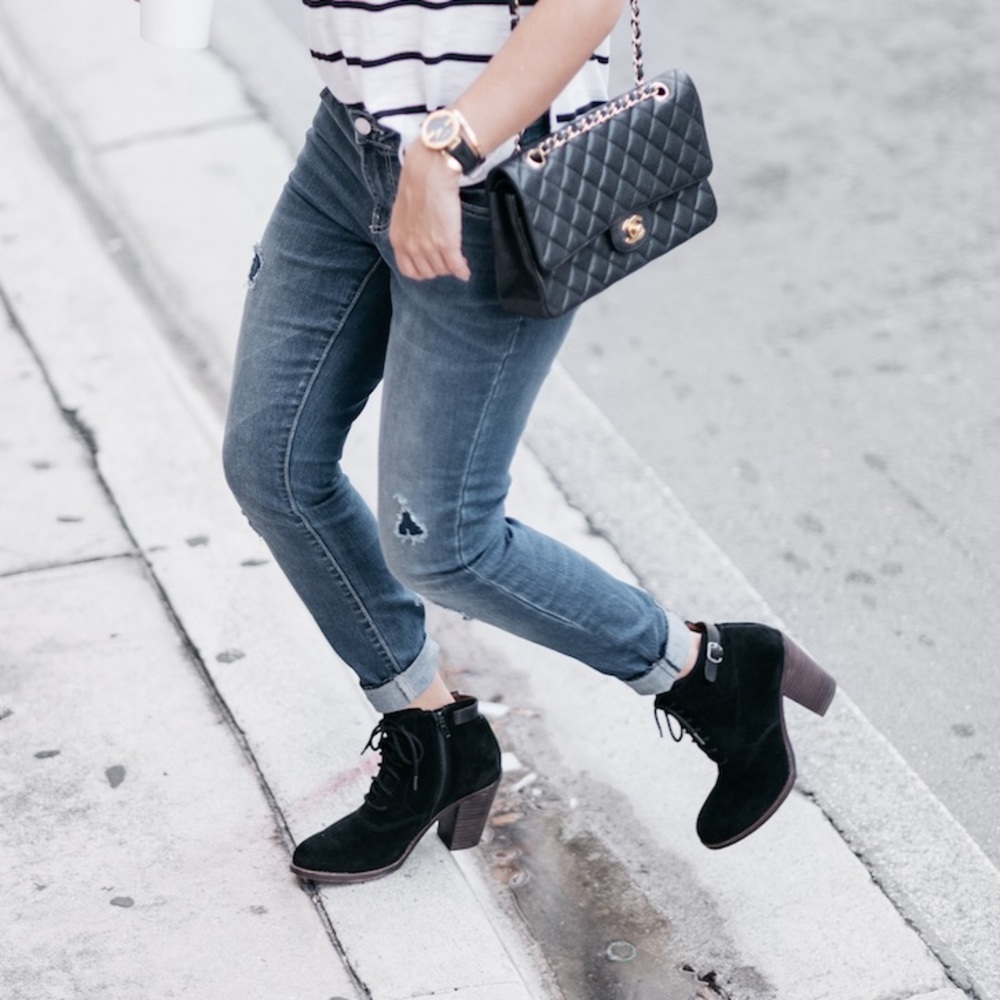 Lucky Brand Suede Booties